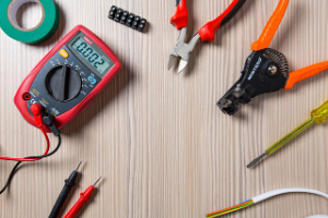 electrician tools setup