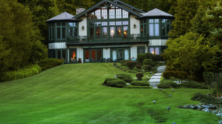 Luxury hillside home