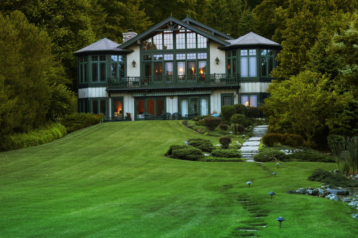 Luxury hillside home